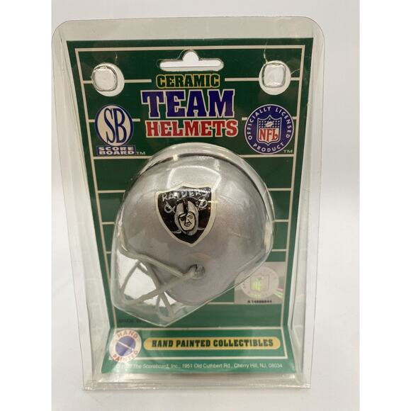 Raiders ceramic team helmet, NFL scoreboard Collectible (J2) - Picture 1 of 3